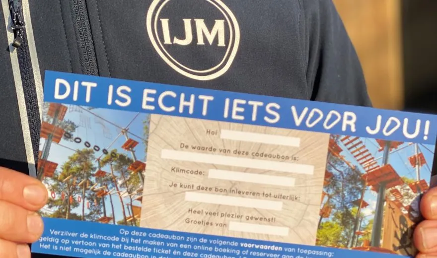 Cadeaubon klimbos IJM