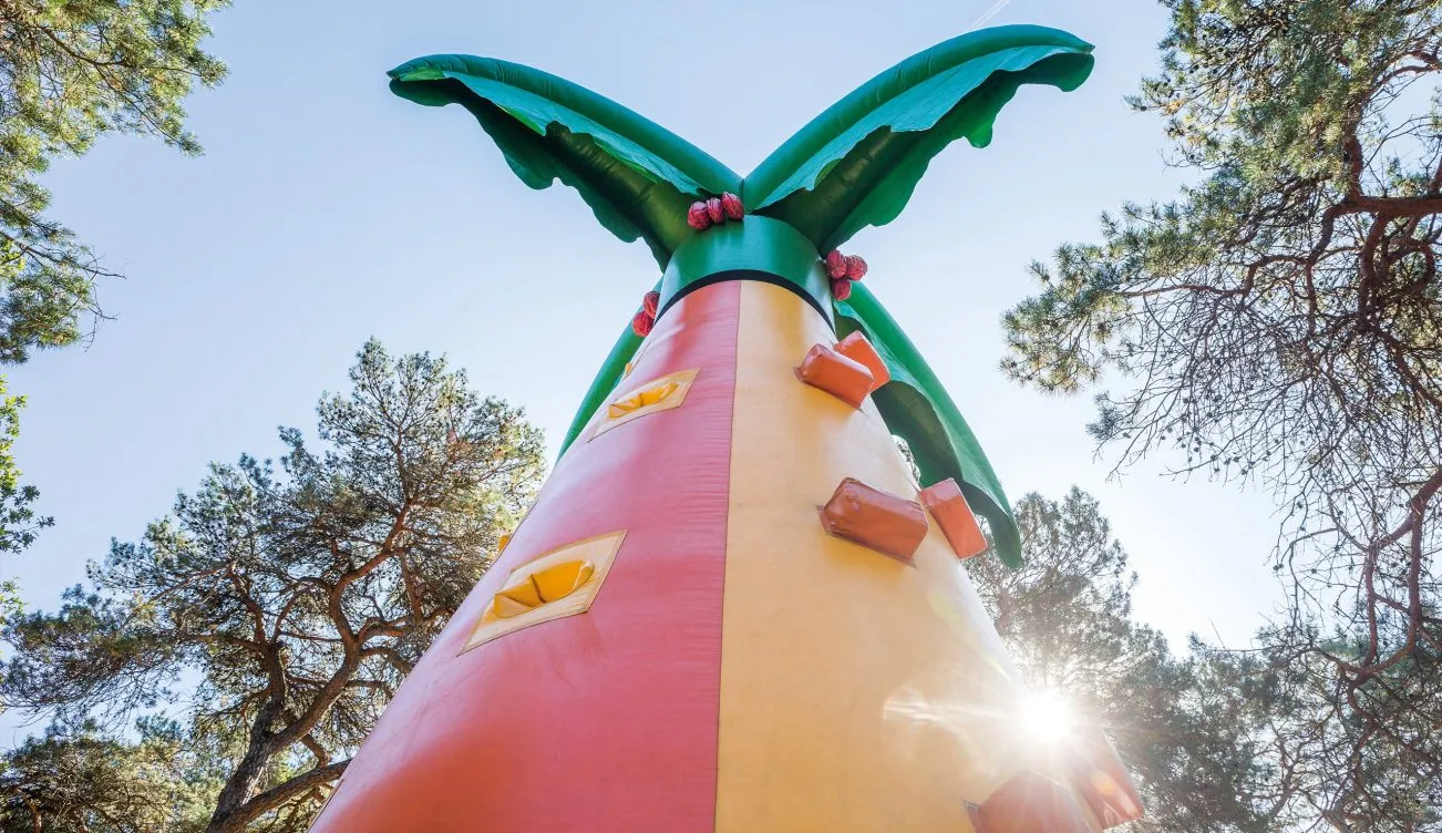 Klimpalm-luchtattractie-Expeditie