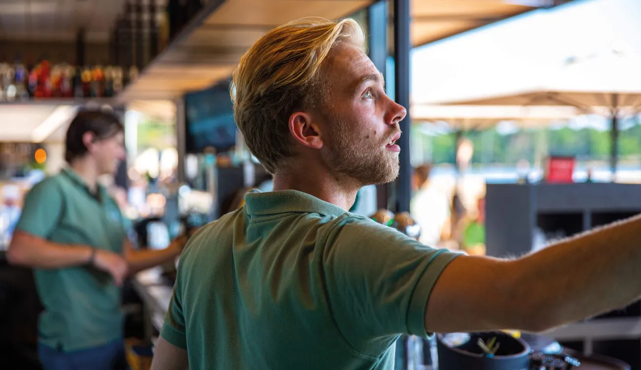 Leidinggevende kiosk zomer