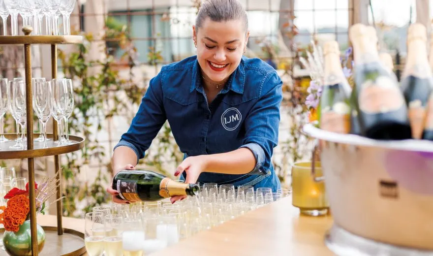 Strandpaviljoen-champagne